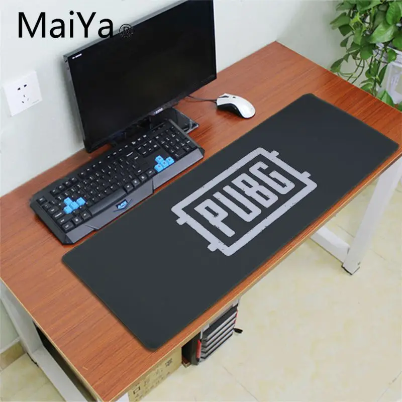 Lock Edge 30x80cm MaiYa Player Unknown's Battlegrounds PUBG красивый коврик для мышки в стиле аниме Россия резиновый компьютерный игровой коврик для мыши Настольный коврик - Цвет: Lock Edge 30x80cm