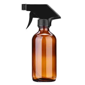250mL/500ML Aromatherapy Store Container Essential Oil Trigger Spray Bottles Amber Glass Empty Bottles For Hairdressing Salon