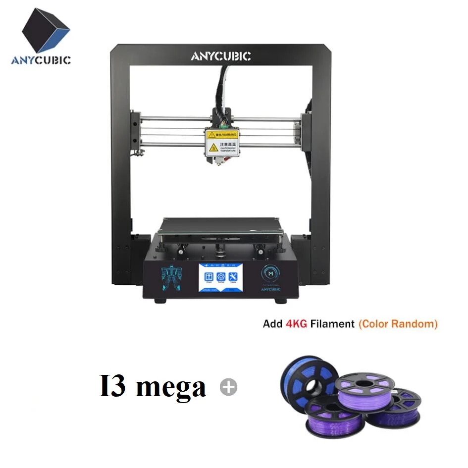 I3-Mega Add 4KG ANYCUBIC I3 Мега 3d принтер Полный металлический Impresora 3D-принтер TFT сенсорный экран Высокая точность дешевый 3D Drucker impressora - Цвет: I3-Mega Add 4KG