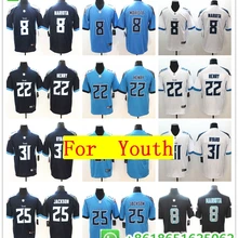 Молодежный Теннесси Маркус Мариота Кевин байард Деррик Генрих адореэ Джексон пар неосязаемый Ограниченная серия Джерси рубашки