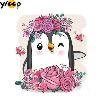 

Full Square/Round drill diamond Painting 5D DIY diamond embroidery Cartoon penguin Diamond mosaic Home Decor Gift CX0314