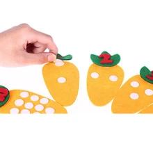 Практическая жизнь Материал DIY Монтессори морковь количество подсчет развивающие обучающие игрушки для малышей Juguetes Brinquedos
