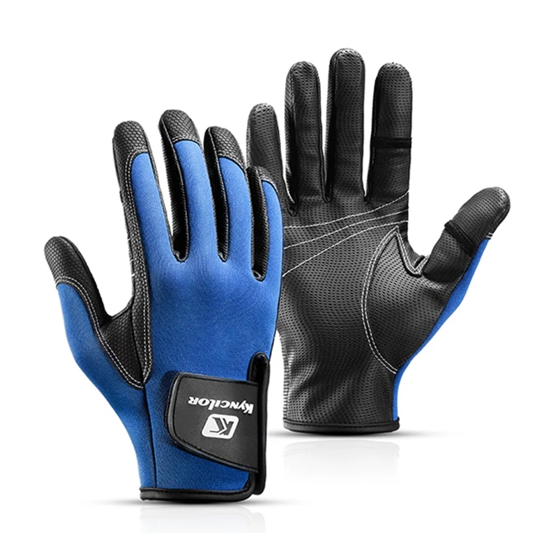 

Hotsale 2 Half-Finger Fishing Gloves Winter Flexible Fishing Gloves Anti-Slip Waterproof Hunting Cycling