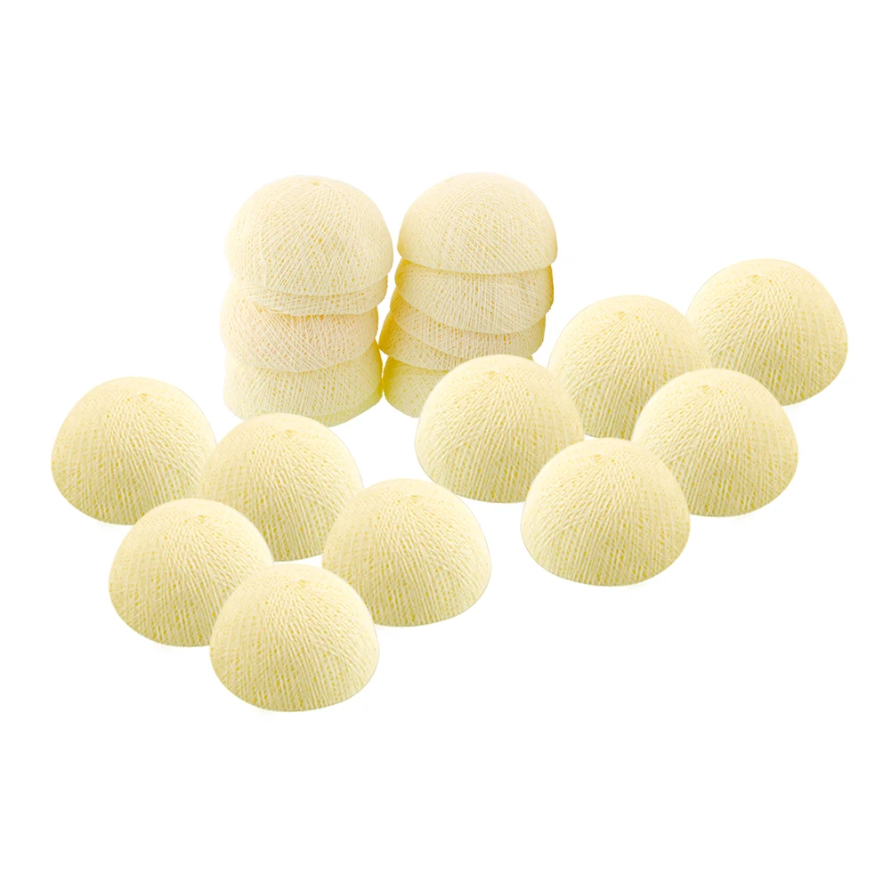 Cotton Ball Lights 20 Ball Decor Christmas Home&Amp; Garden LED String Light Ivory White 3 M 220V Cotton Decoration Wedding