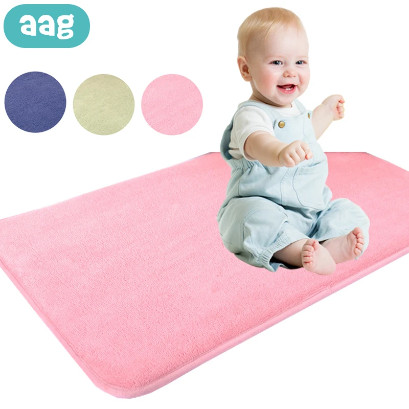 AAG Coral Fleece Baby Toys Play Mat Pad Soft Rebound Sponge Kids Children's Rug Carpet Baby Games Gym Crawling Mat Room Decor