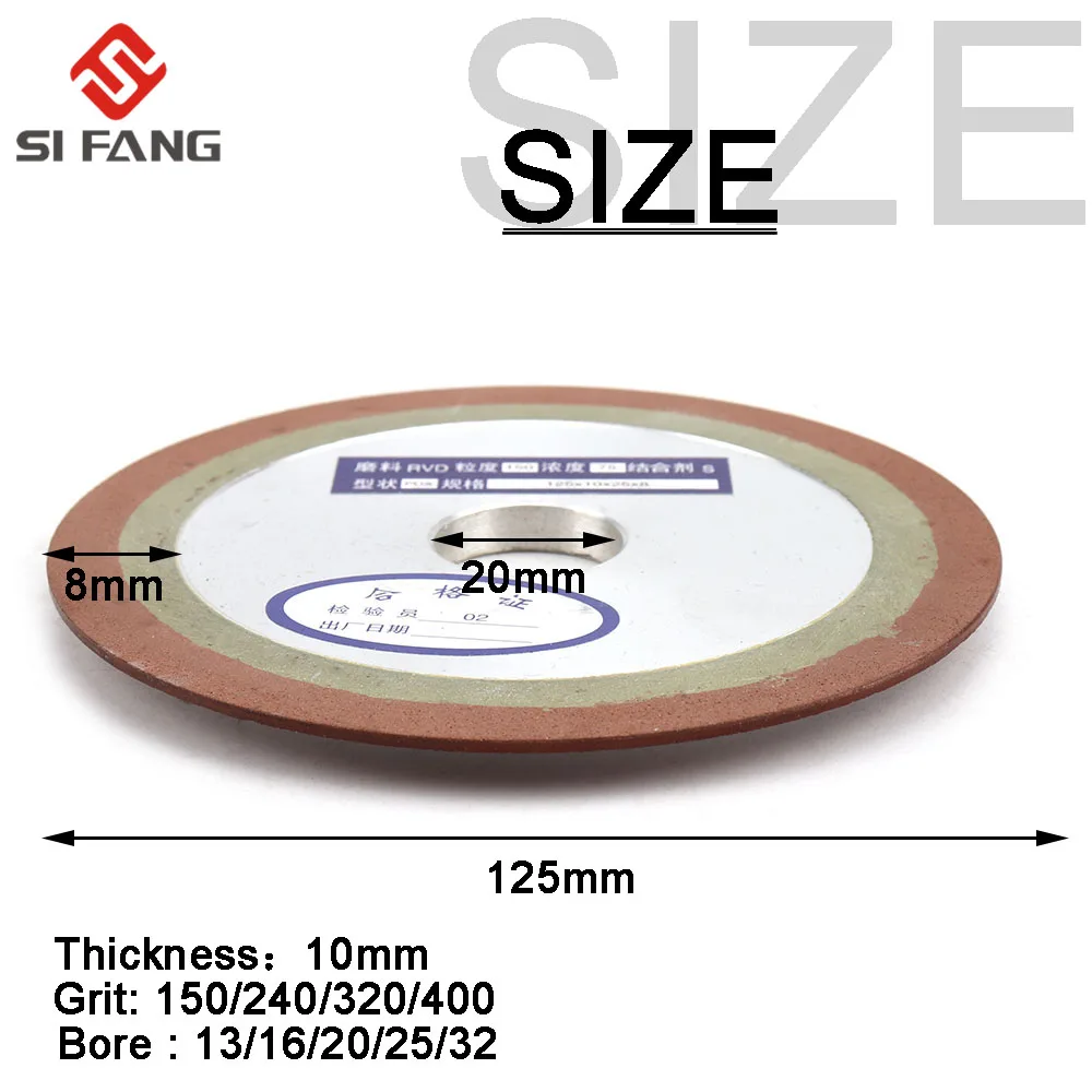125/150/180/200MM Diamond Grinding Wheel Resin Bonded Disc Grinder Cutter for Milling Cutter Power Abrasive
