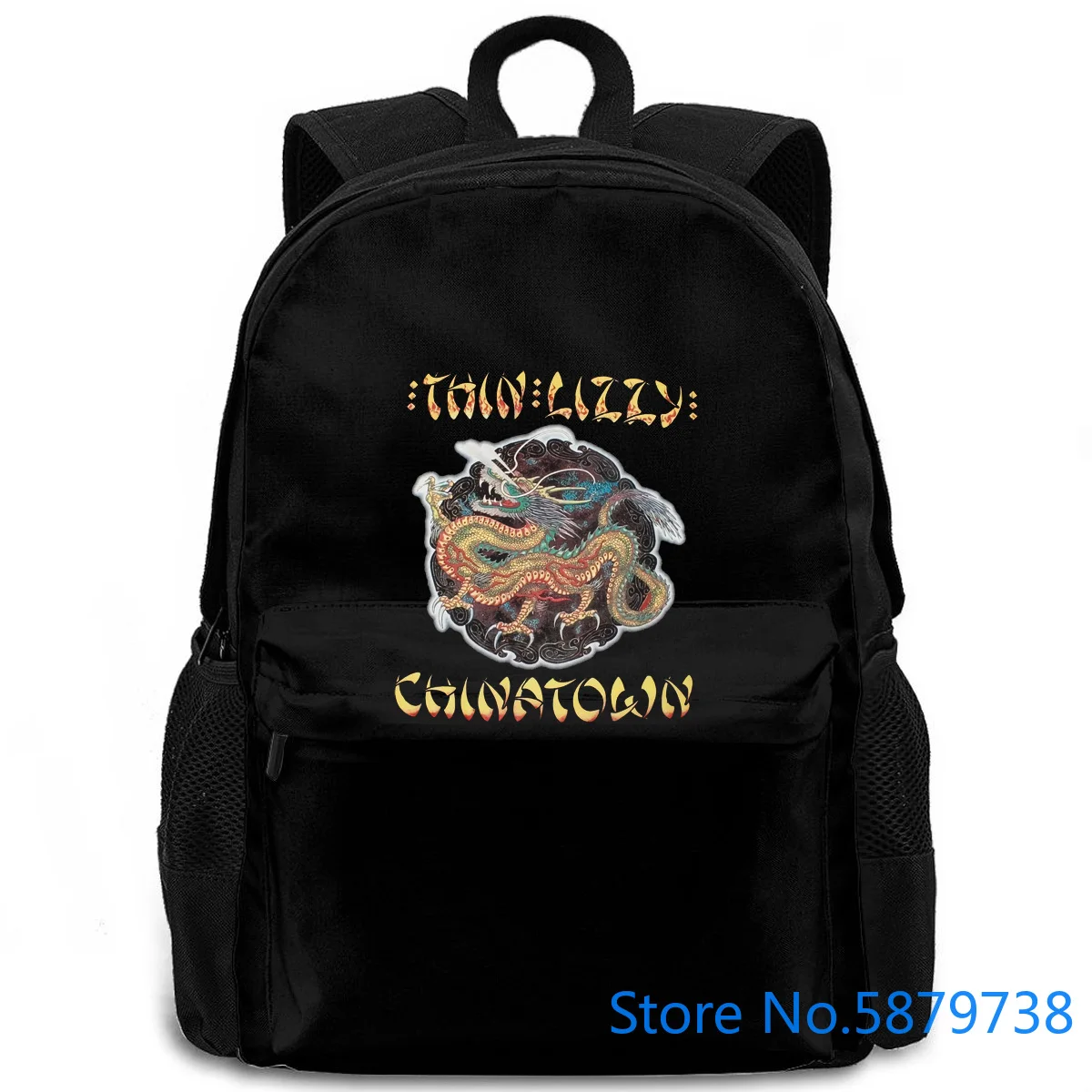 THIN LIZZY CHINATOWN PHIL LYNOTT HARD BLUES ROCK UFO BUDGIE NEW BLACK Hipster Mens women men backpack laptop travel school | Багаж и сумки