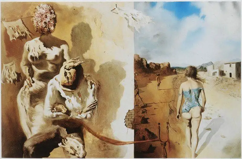 Great Paintings by Salvador Dalí Printed on Canvas