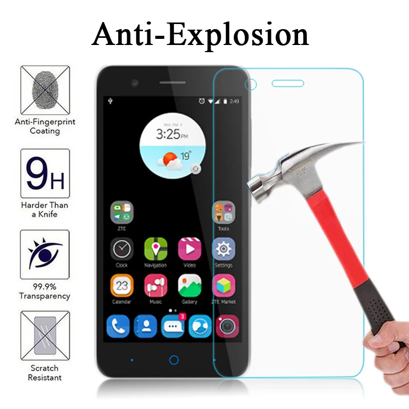 2 шт. Защитное стекло для zte Z7 Mini Z11 Z9 GF3 Nubia N1 Z981 Z 7 11 9 N 1 Z Verre Armor закаленное защитное стекло для экрана
