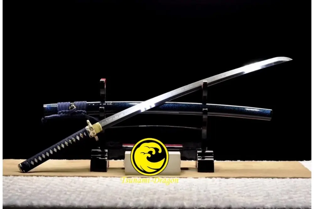Battle Ready Japanese Clay Tempered L6 Steel Blade Wakizashi Sword Razor Sharp