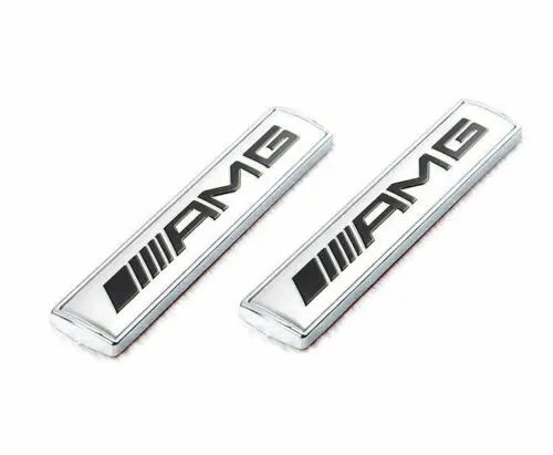 

2 x for AMG Edition Emblem Car Metal Logo Lettering Sticker Badge for BENZ AMG