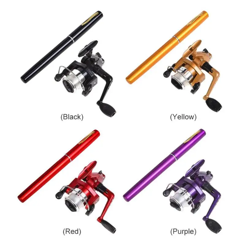 Hot Sale Rod Combo Classic Delicate Telescopic Mini Pen Shaped Fishing Pole Rod with Reel Ice River Fishing Tackle Hot Sale Rod Combo Classic Delicate Telescopic Mini Pen Shaped Fishing Pole Rod with Reel Ice River Fishing Tackle