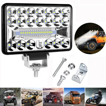 

4Pcs/2Pcs Car LED Bar Worklight Super Bright 108W Offroad Work Light 12V Light LED Tractor Headlight Spotlight For Truck ATV
