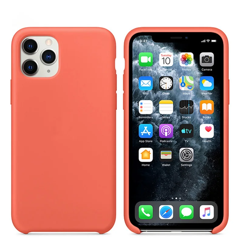 Arivin жидкий силиконовый чехол для iPhone 11 Pro max чехол Мягкая фланелевая подкладка удобная текстура чехол для iPhone 11