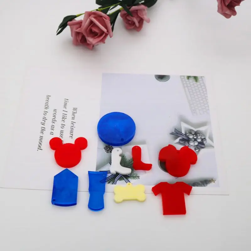 УФ смола декоративные поделки Плесень DIY кулон брелок изготовление кристалл эпоксидной формы