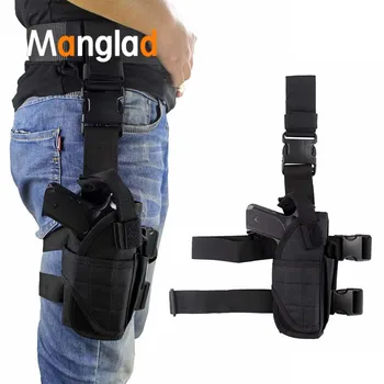 

Universal Adjustabl Pistol Drop Leg Thigh Holster for Gun Right Hand Military Tactical Outdoor Pouch Suit All Pistols Waist Bag