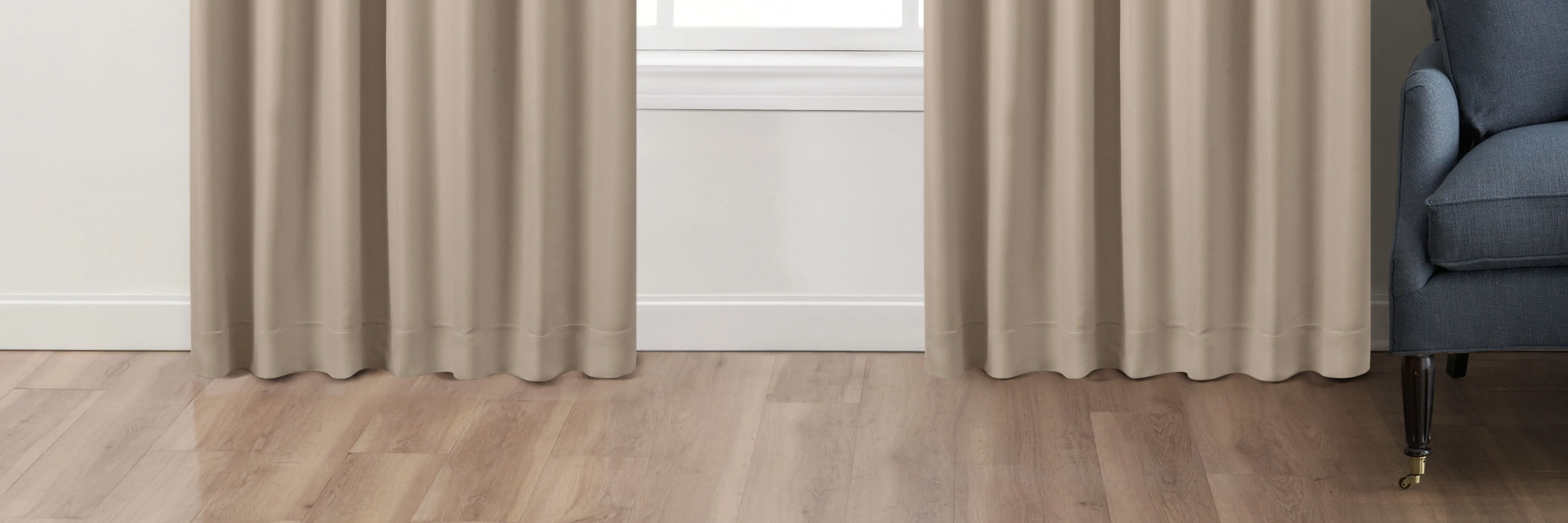 Solid Color Thermal Insulated 90% + Blackout Curtains for Living Room Bedroom Gray Black Blue Thick Window Curtain Treatment