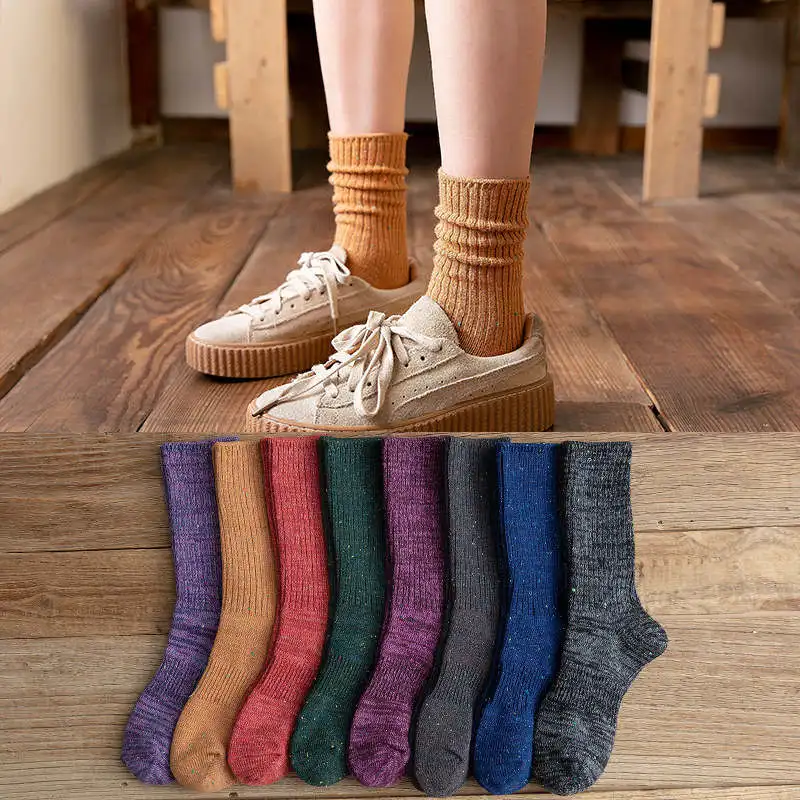 KingDeng теплые носки женские короткие женские носки высокие компрессионные чулки высокие носки теплые сапоги чулки Harajuku стиль