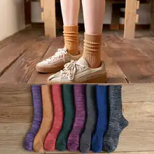 KingDeng теплые носки женские короткие женские носки высокие компрессионные чулки высокие носки теплые сапоги чулки Harajuku стиль
