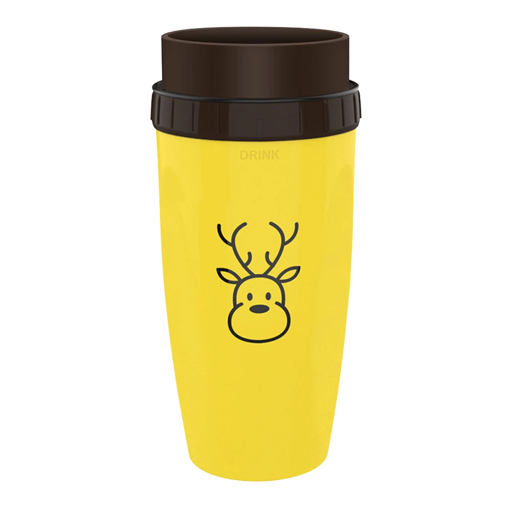 Шоколад Французский Coverless Twist Cup с переключателем и соломинкой Сиппи портативные бутылки для воды для детей взрослых 2019ing - Цвет: Шоколад