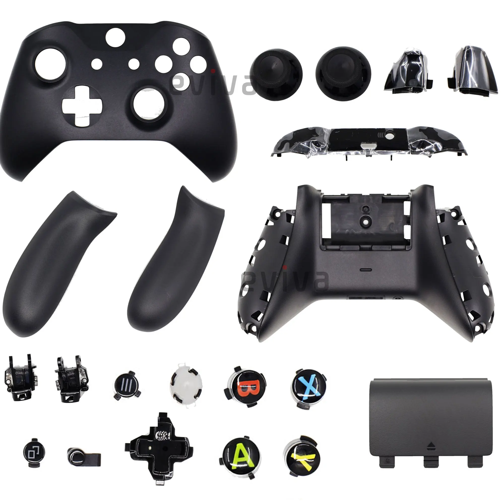 Пластиковый Полный Корпус для Xbox One S Slim Gampad Чехол-рамка с кнопками Mod Kit