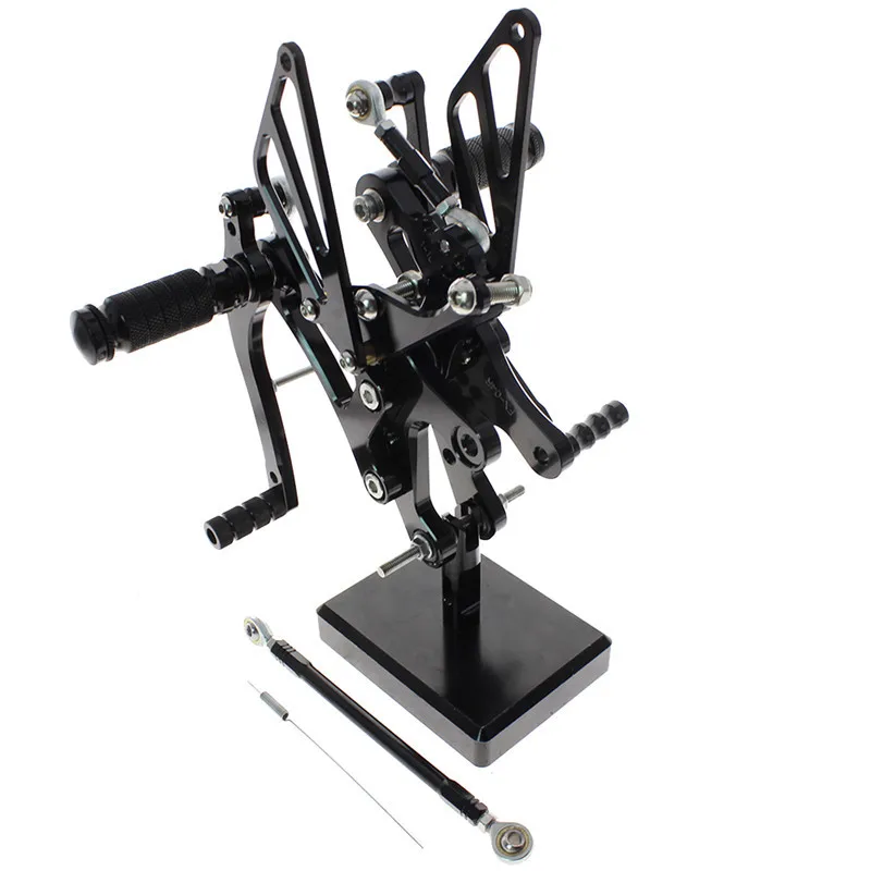 MFS мотоцикл Rearset CNC Регулируемые подножки аксессуары для Yamaha YZF R6 1999 2000 2001 2002