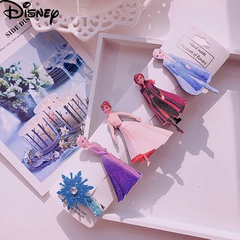 

Children Frozen 2 Hair Pin Fashion Kids Hair Accessories Elsa Anna Princess Hair Clips Pink Twinkly Gift Set For Birthday Party