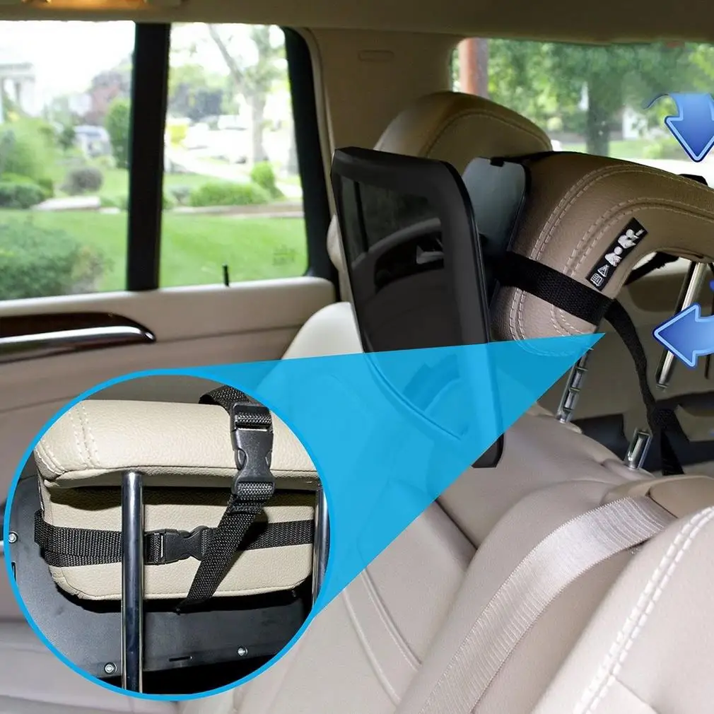 baby mirror for car without adjustable headrest