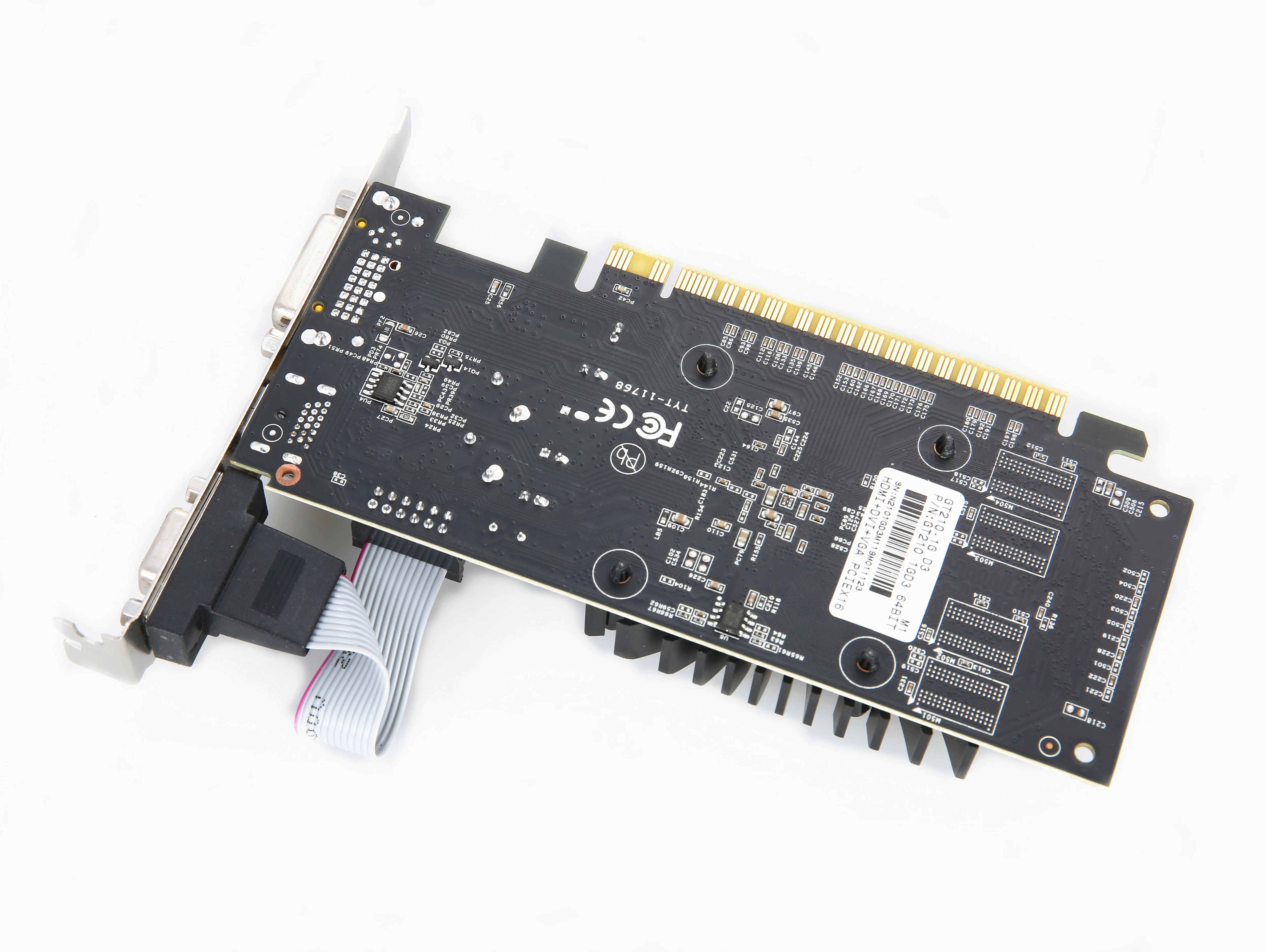 PCWINMAX GT 210-1 Гб D3 64 бит карта pci-e игровая карта, видеокарта. С DVI VGA HDMI портом. Для NVIDIA GeForce с хорошей производительностью