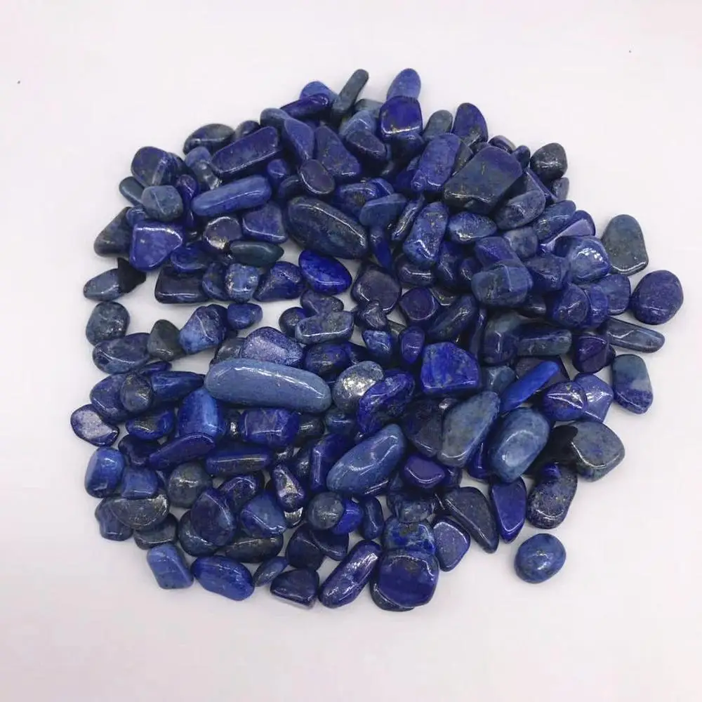 100 г Degaussing каменные минералы Кристалл аквариум с натуральными кристаллами гравия камни декоративный камень обруч Рыбалка Декор - Цвет: Lapis lazuli