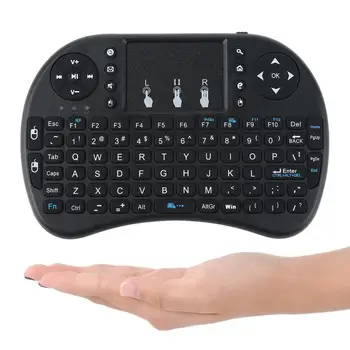 

Portable Mini Wireless Keyboard 3 Colors Touchpad Air Mouse Touchpad for Android TV Box PC Pad 2017 Hot Selling 2 colors