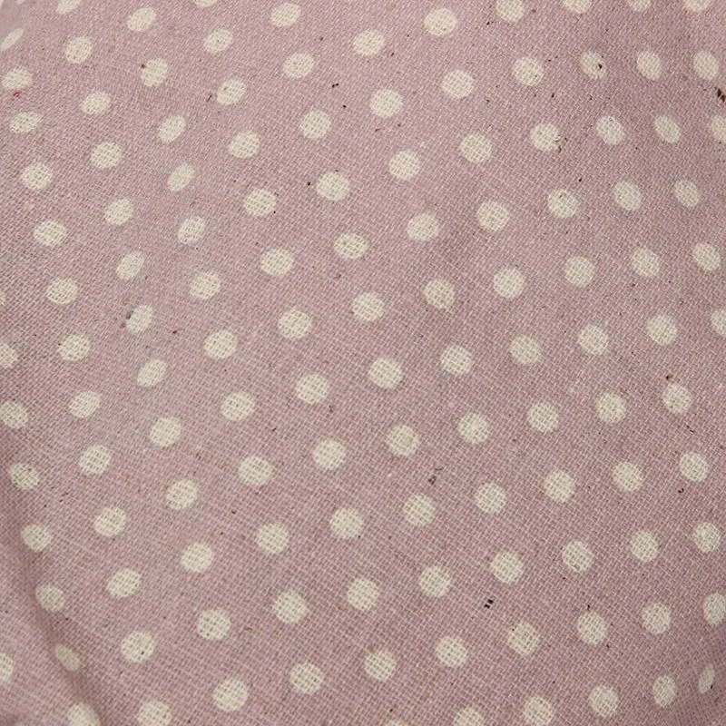 Льняная сортировочная сумка для стирки белья корзины для игрушек одежда большая корзина для хранения узор: розовый горошек