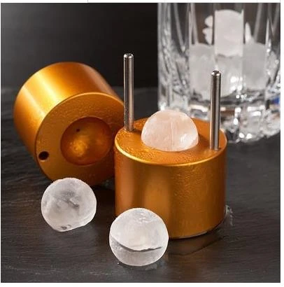 Aluminum 65mm Handing Ice Ball Maker Customor S Logo Ball Shape Ice Press Machine Ice Mold Other Bar Accessories Aliexpress