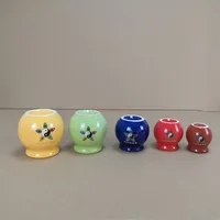 5pcs Health Tank Massage Cup Slimming Beauty Ceramic Treatment Pot Cupping Fire Jar Therapy Care Tool Body 2