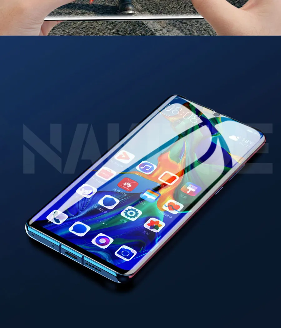 9D полное покрытие из закаленного стекла для huawei P30 P20 P10 Lite Plus защита экрана huawei P30 P20 Pro P умная защитная пленка