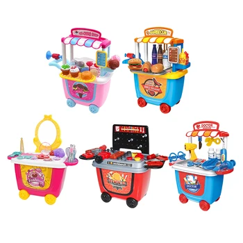 

Cute Kids Role Play Ice Cream Shop Workbench Doctor Playset Tools Toy Kit