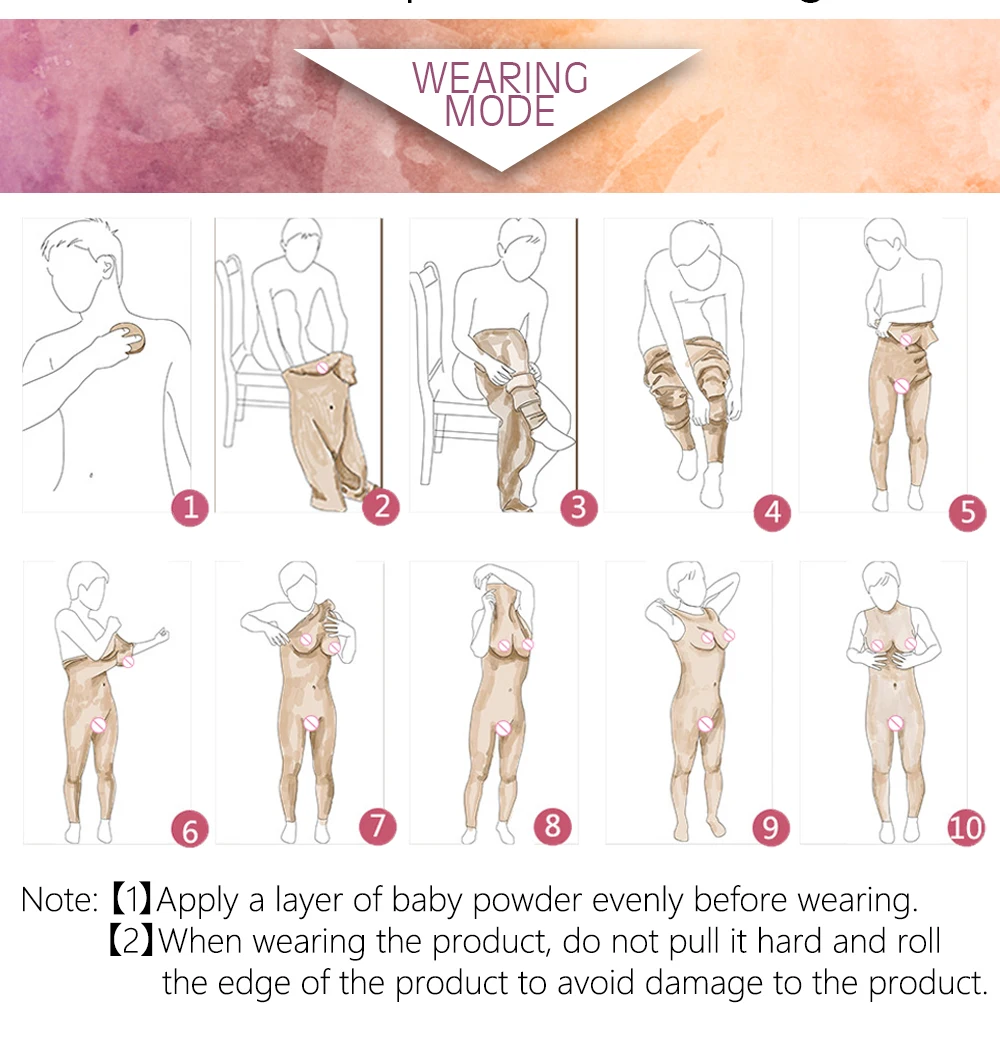 Eyung Crossdresser Shemale Sissy Drag Queen Realistic Silicone Breast Forms Fake Boobs Vagina Hip Enhancer Bodysuit D G Cup (15)