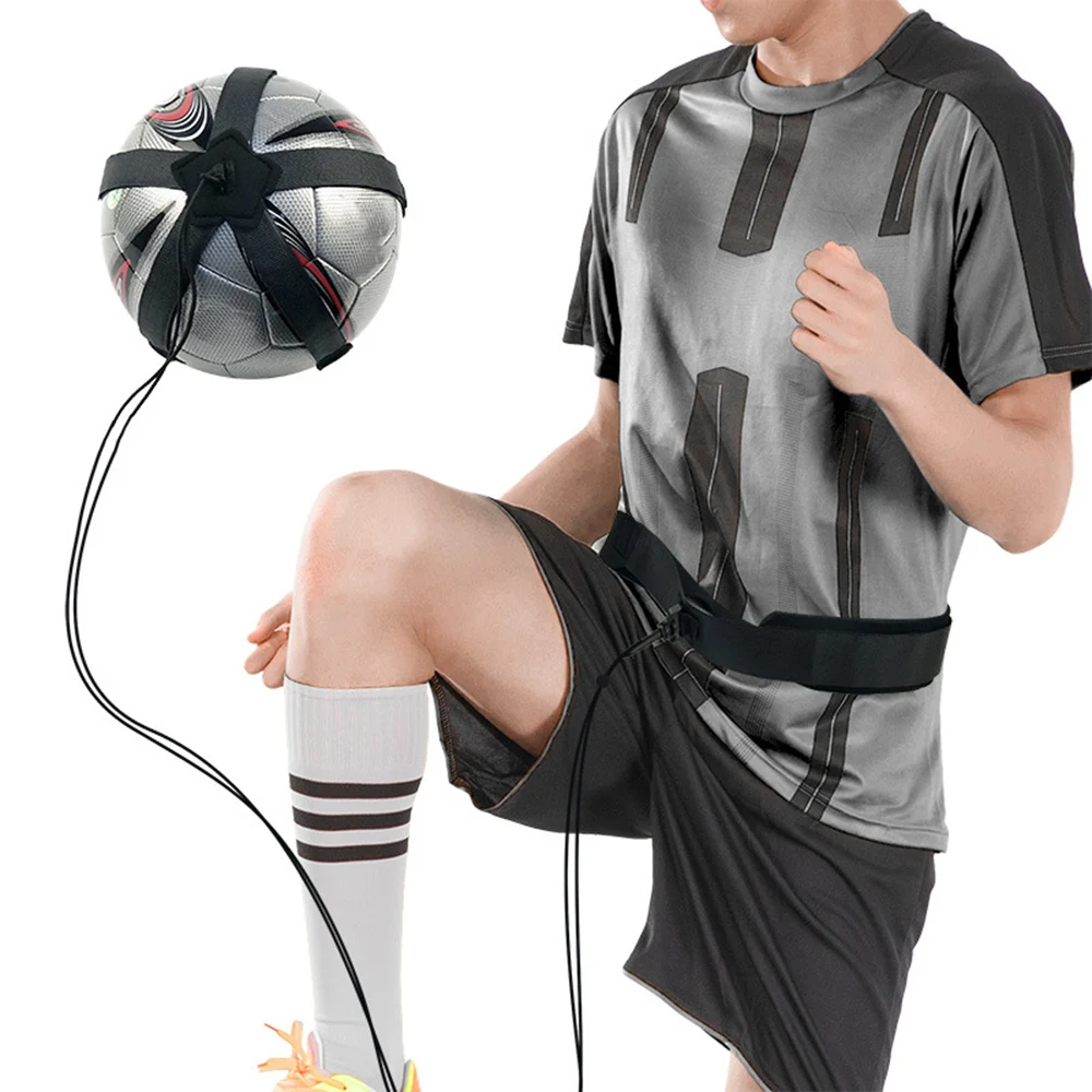 

Children Soccer Training Sports Assistance Adjustable Football Trainer Soccer Ball Practice Belt Training Equipment Kick D30
