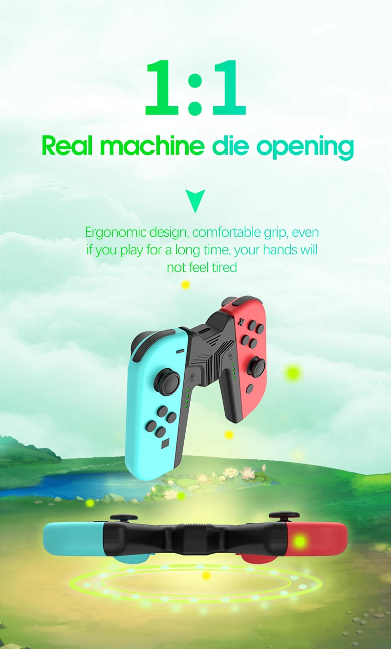 Handle Charging Grip for Nintendo Switch Joy-Con Controller Charger Gamepad Charge Stand Holder For Nintendo Switch Joy-Con Grip