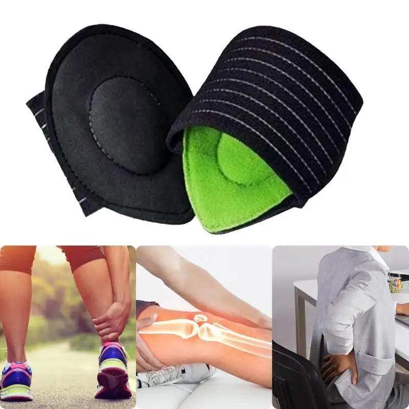 Foot Arch Support Plantar Fasciitis Heel Pain Aid Foot Run-up Pad Feet Cushioned Cushioned Shoes Insole Sports Accessory