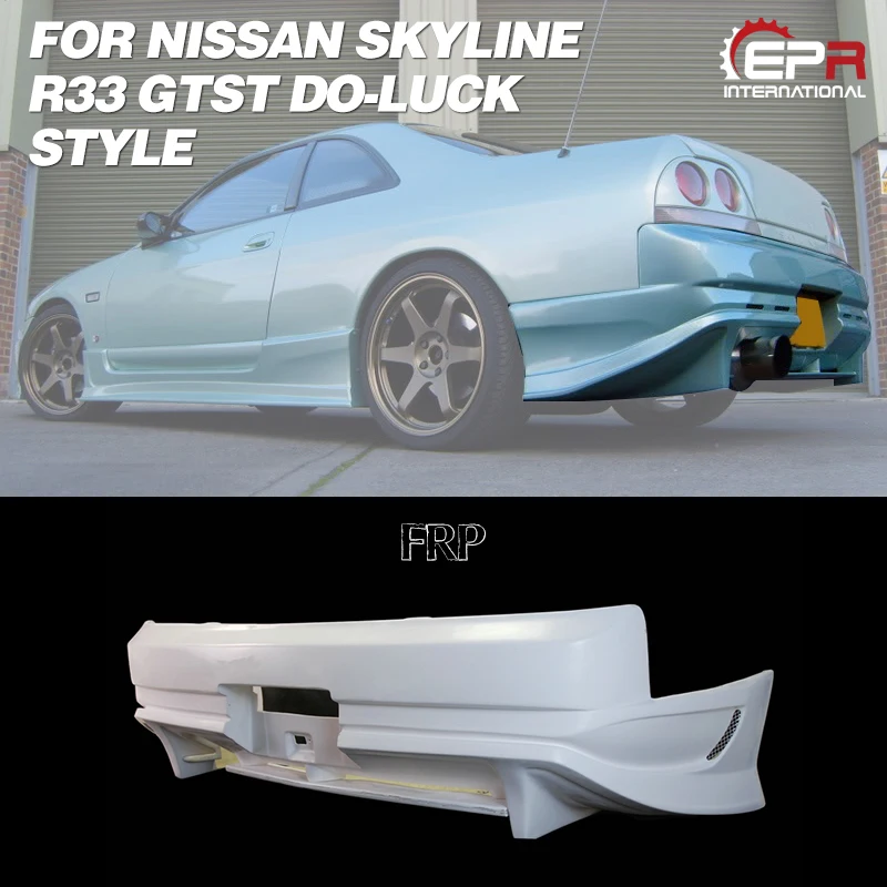Стайлинг автомобиля для Nissan Skyline R33 GTST Do-Luck стиль Стекловолокно Задний бампер FRP