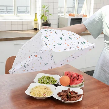 

Household Food Umbrella Cover Picnic Barbecue Party Anti Mosquito Fly Resistant Net Tent For Kitchen Dinner Table Accessories