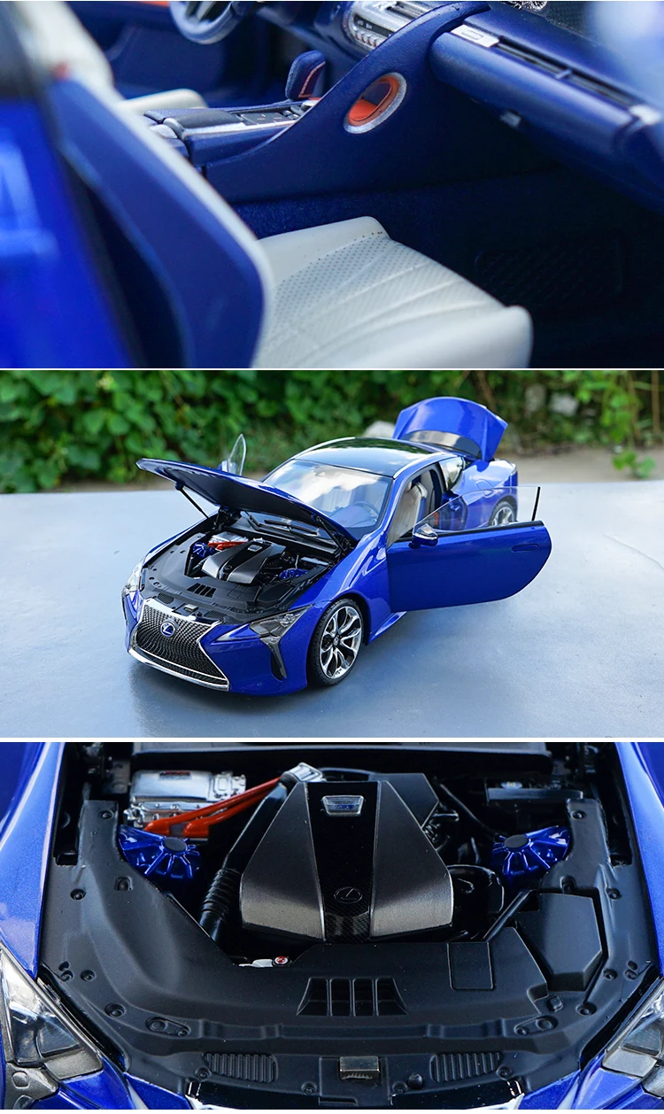 1:18 Lexus LC500h LC500 сплав модель автомобиля статические металлические модельные автомобили оригинальная коробка для подарков коллекция