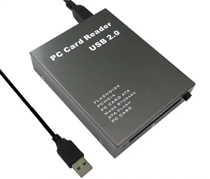 USB 2.0 to 68 Pin ATA PCMCIA Flash Disk Memory Card Reader Adapter