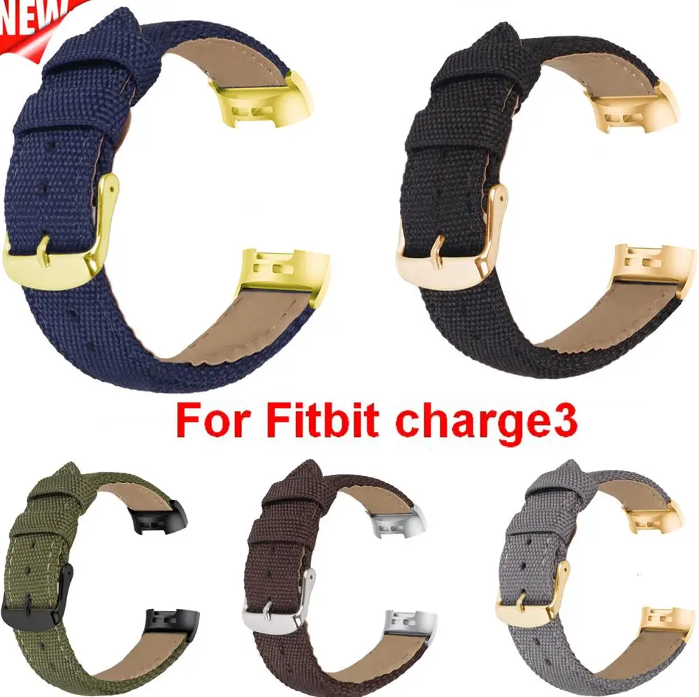 COMLYO Часы Для Fitbit Charge3 сменный браслет наручных часов умный Браслет для Fitbit Charge 3 ремешок нейлоновый браслет зарядка 3 диапазона