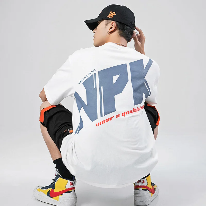 

High Quality 100% Cotton T Shirt Men Printed Tshirt Gym Fitness T-Shirt For Male Soft Breathable Tops Tees Man Sports Clothing