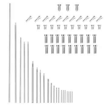 

63pcs Oboe Repair Tool Kit Oboe Key Rollers with Screws Replacement Parts