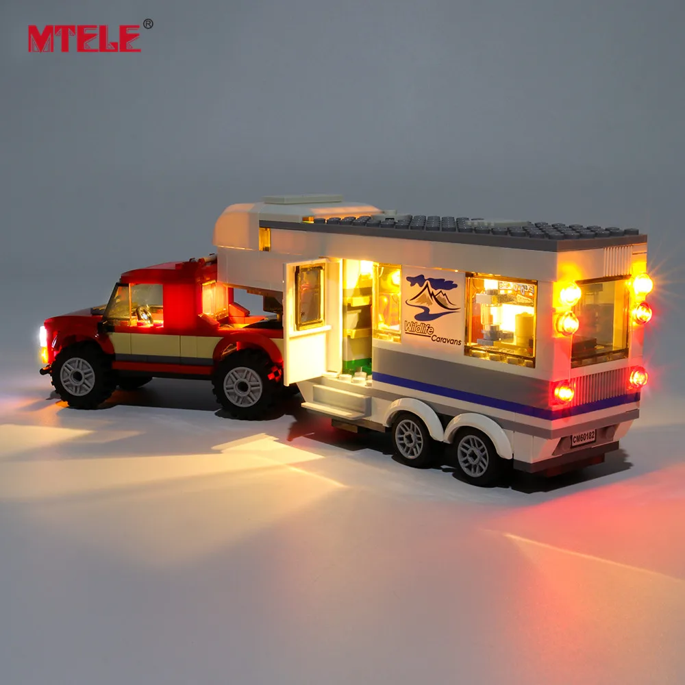 Бренд mtele светодиодный осветительный комплект для городской серии Pickup& Caravan комплект освещения совместим с 60182(не включает модель