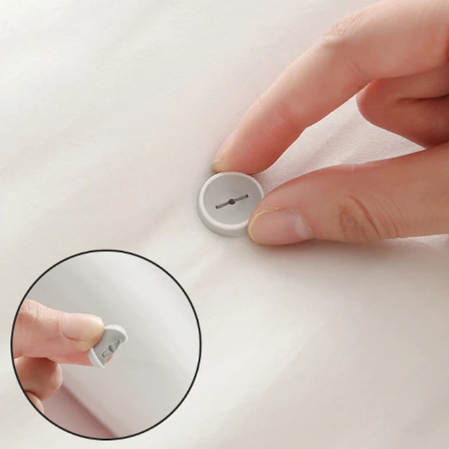 Ágynemű Klipek Paplan Tartó Tű Ingyenes Biztonsági Láthatatlan Futásgátló Sarok Rögzített Borítólap Fedel - Image 5