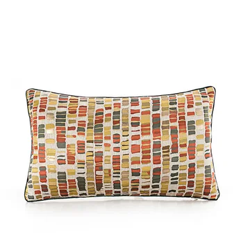

Sofa Cushion Throw Pillow Cover High Precision Jacquard Decorative Pillows Cushions Orange Case For Home Luxury Cases Pillowcase